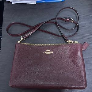 Coach leather bag